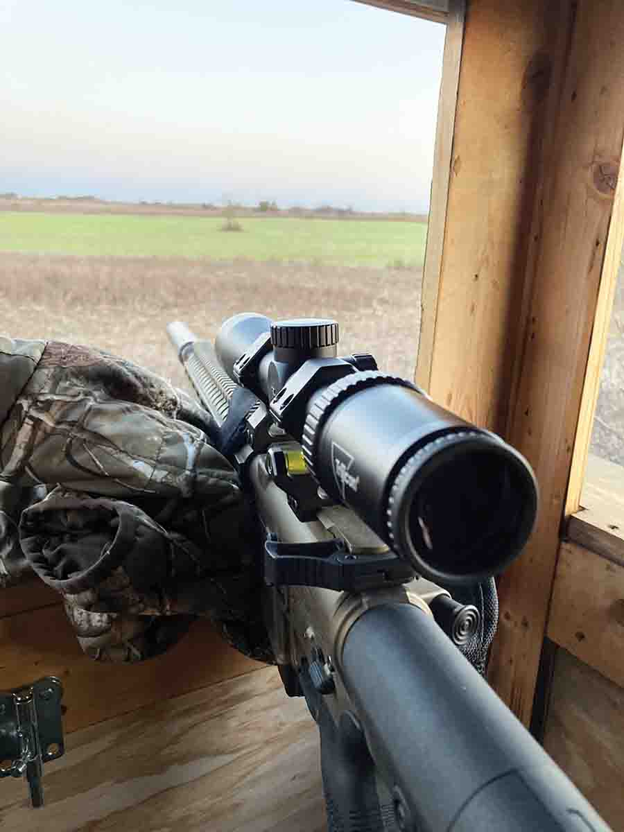 The Trijicon Huron tested included a fully adjustable ocular ring to accommodate any eyesight.